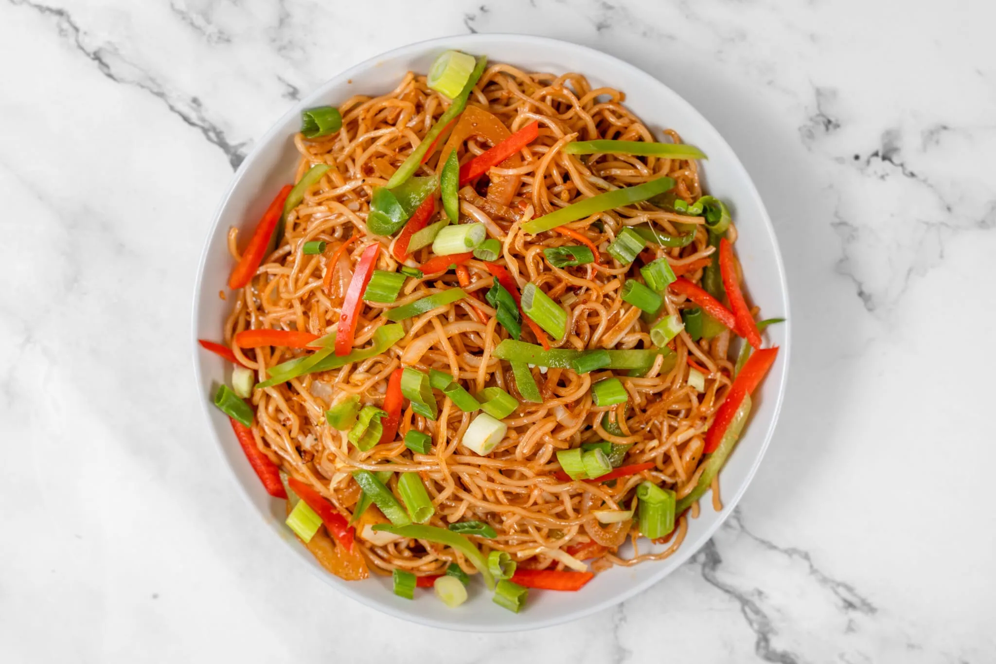 Hakka noodles and Indo-Chinese dishes at Taste of Hakka & Thakali Kitchen & Bar, 118 Ave Edmonton