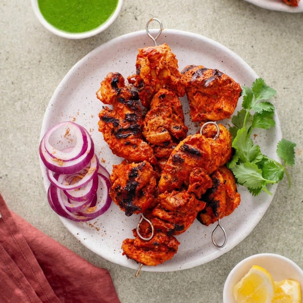 Chicken Tikka — clay oven grilled tandoori specialty at Taste of Hakka & Thakali Kitchen & Bar, Edmonton