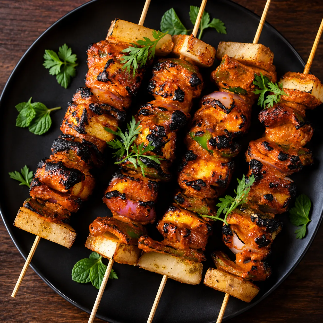 Paneer Tikka — vegetarian dish at Taste of Hakka & Thakali Kitchen & Bar, Edmonton