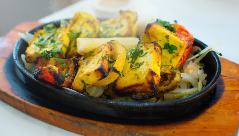 Paneer curry dish